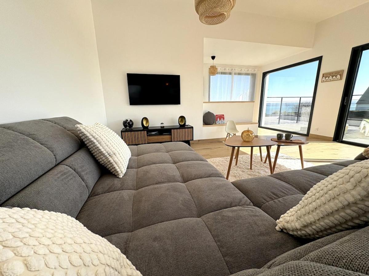Villa Armor Vue Mer Et Spa Carantec Esterno foto