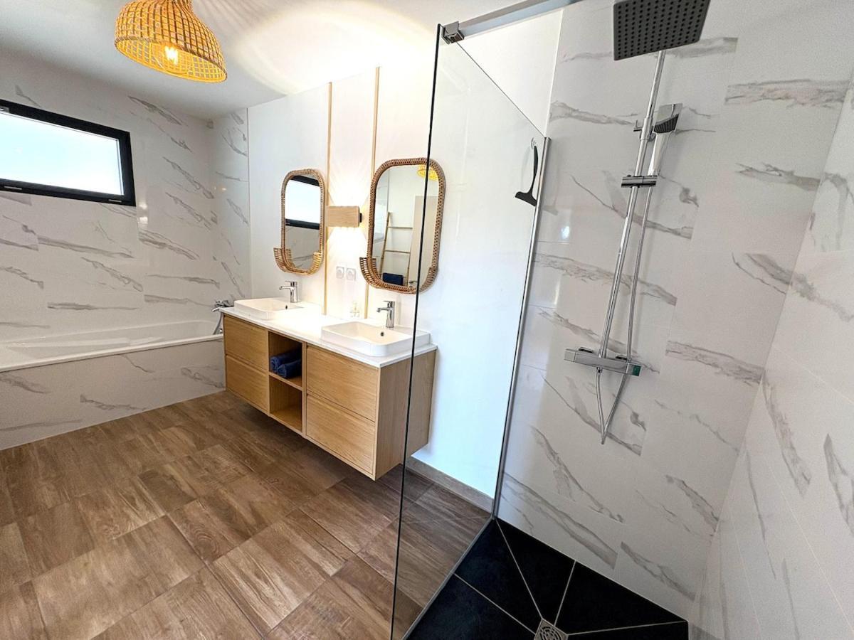 Villa Armor Vue Mer Et Spa Carantec Esterno foto