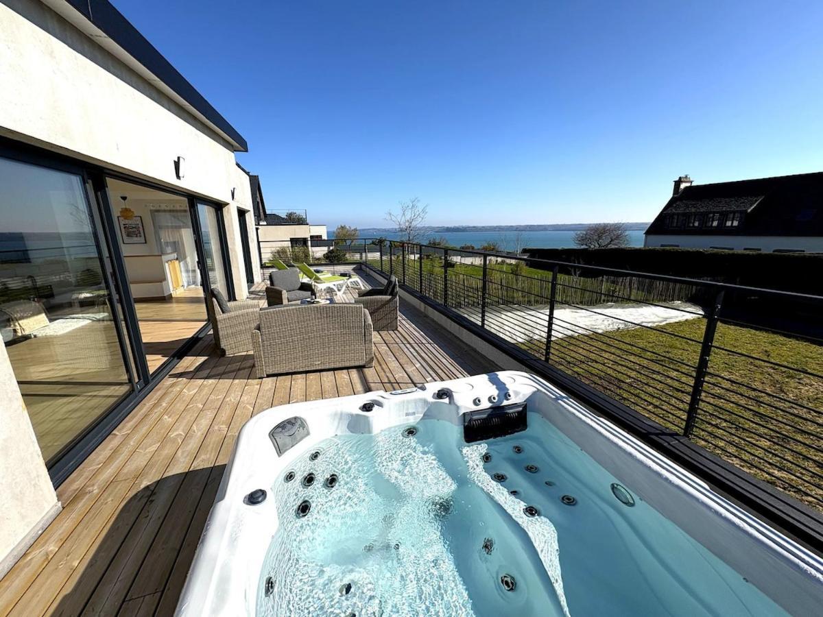 Villa Armor Vue Mer Et Spa Carantec Esterno foto